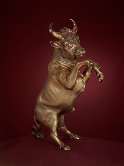 ハンス・ケラーによる飼育雄牛の銀金モデル、1590年頃 作： Unbekannt