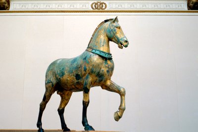 サンマルコの勝利のクワドリガ馬4頭のうちの1頭の像 作： Unbekannt