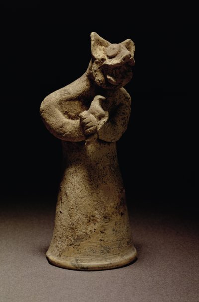 獅子頭の悪魔の像 メソポタミア 紀元前5000～1000年頃 （テラコッタ 作： Unbekannt