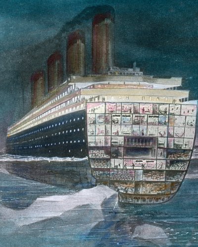 蒸気船、大いなる旅へ 作： Unbekannter Künstler