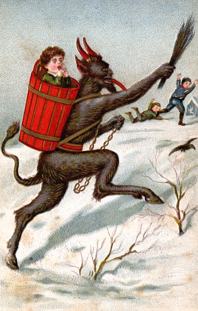 クランプス、1910年頃（絵葉書） 作： Unbekannter Künstler
