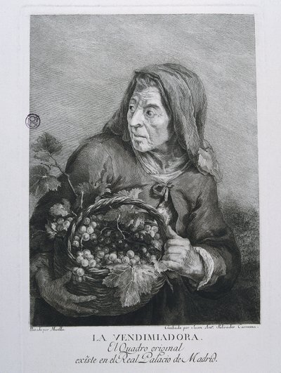 1770年頃のヴィンテーガー（エングレーヴィング） 作： Unbekannter Künstler