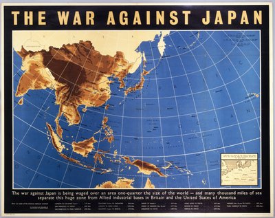 The War against Japan」ポスター、1944年頃 作： Unbekannt