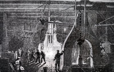 Robert Stephenson and Companyの製造フロア。 作： Unbekannt