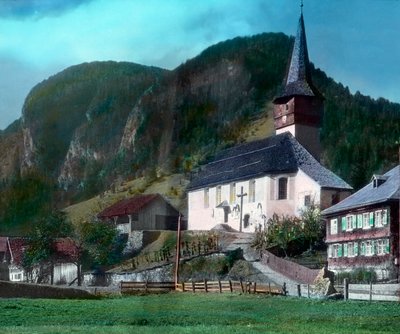 ブレゲンツ近郊のロイテの町 作： Unbekannter Künstler