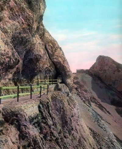 1910年代頃、スイスのトムリショルン山への登り道 作： Unbekannter Künstler