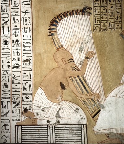 職人の墓 (詳細)、ルクソール、エジプトの Deir El Medineh のサイト。 作： Leopold Blonder