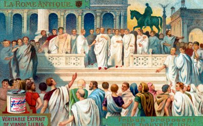 ローマ共和国のトリビューン法律の提案 作： Unbekannter Künstler