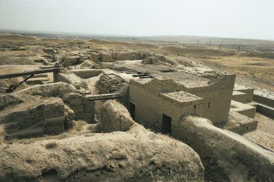 トルクメニスタン。ニサの遺跡。ユネスコ世界遺産登録、2007年 作： Benjamin Baud