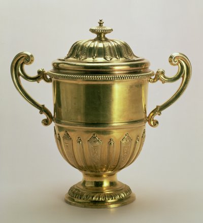 ヤコブ・マーガス（1687-1725）作 両手付きのカップとカバー、ロンドン 作： Unbekannt