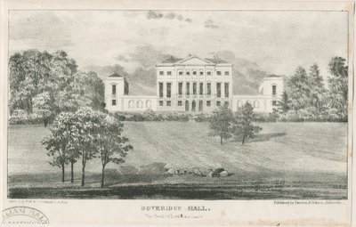 Uttoxeter-Doveridge Hall：lithograph、nd [c 1839] 作： Unbekannt