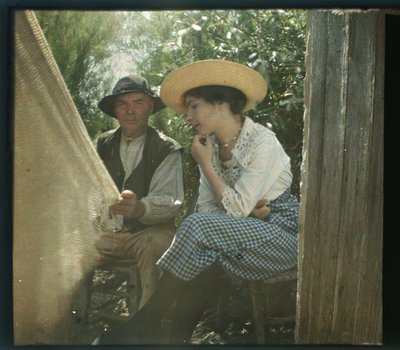 絵のようなヴァンデ：ラ・ルコン・デ・フィレ、8月-1919年、ロングヴィル、フランス - オートクロームアノニマス 作： Unbekannter Künstler