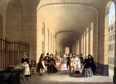 ヴィシー温泉、エングレーヴィング、フランス、1860年頃 作： Unbekannter Künstler