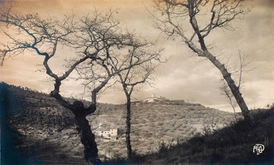 トスカーナの田園風景 作： Unbekannter Künstler