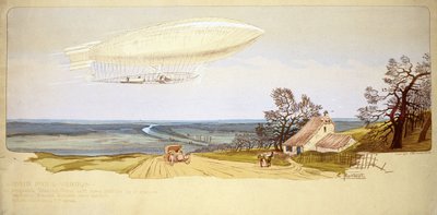 ヴィル・ド・パリ」飛行船、20世紀初頭 作： Unbekannt