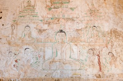 壁画、スラマニ パト、バガン (写真) 作： Unbekannter Künstler
