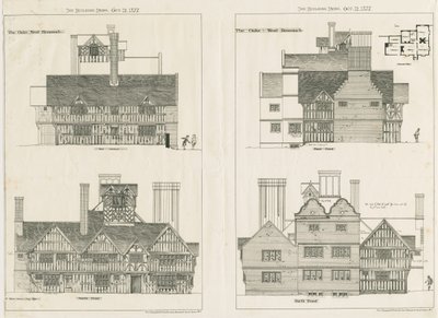 ウェストブロムウィッチ-「オークス」：フォトリソグラフ、1876年8月 作： Unbekannt