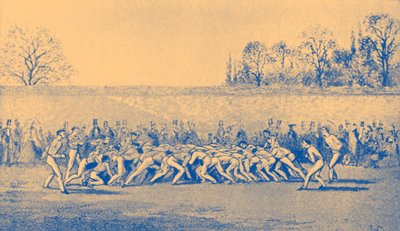ウィンチェスターのフットボール：「熱い 作： Unbekannter Künstler