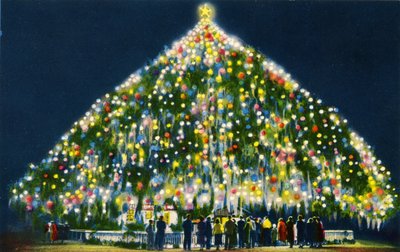 世界最大の生きたクリスマスツリー、ウィルミントン 作： Unbekannter Künstler