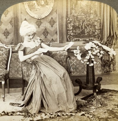植民地の乙女のジレンマ、受け入れられる2つの提案。 作： Underwood and Underwood