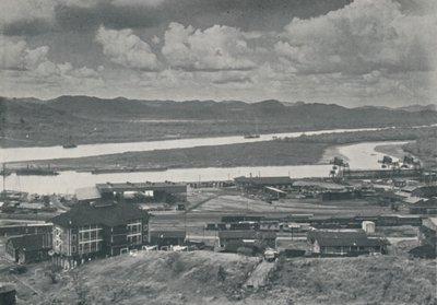 パナマ運河、1916 作： Underwood and Underwood