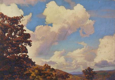 （秋の山の風景） 作： Unidentified