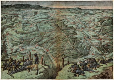 アルゴンヌの前、1916年。アルゴンヌの戦い、1916年。 作： Unknown