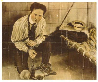 ハリー・フーディーニc.1898（セピア写真） 作： Unknown