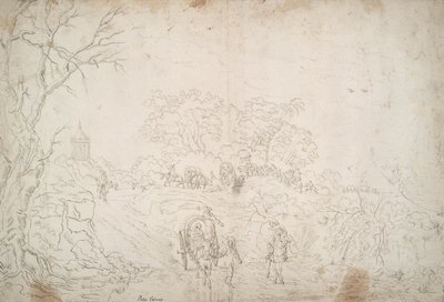 キャラバンのある風景 作： Unknown