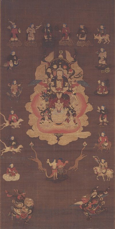 ダキニ天の曼荼羅＜Ḍākiṇī 作： 不明