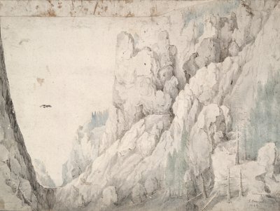 山岳風景 作： Unknown