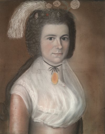 オリーブ・ジョンソン (ルーベン・ウィロビー夫人) (1767-1828) 作： Unknown