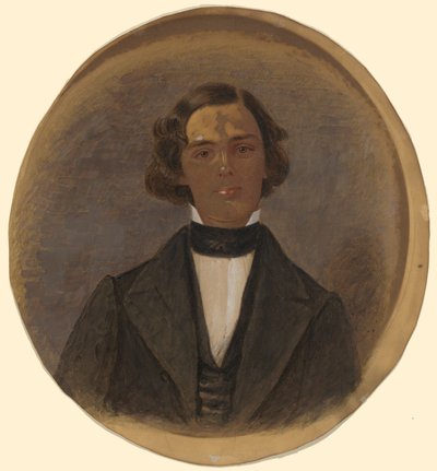 ジョン・プリトキン・ノートンの肖像、M. A. 1846 (1822-1852) 農業化学教授、1846-1852 作： Unknown