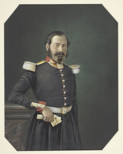 フランス軍将校の肖像 作： Unknown