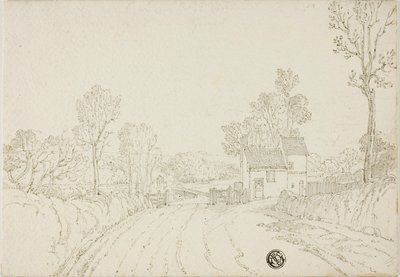 家の前を通る道 作： Unknown