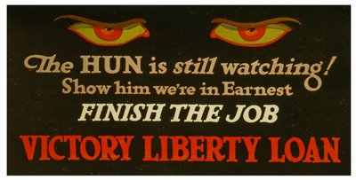 フンはまだ見ています！彼が本気であったことを示してください-仕事を終えてくださいVictory Liberty Loan.rnc.1917 作： Unknown
