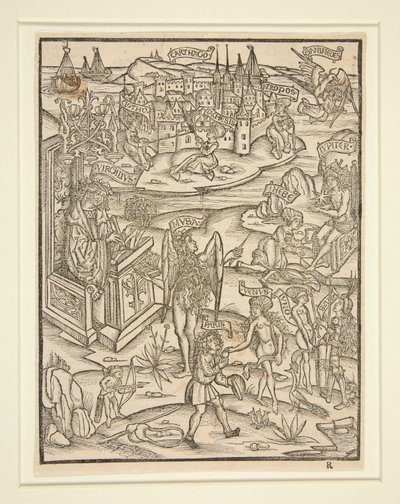 ストラスブール ヴァージルの木版画、1502 年 作： Unknown