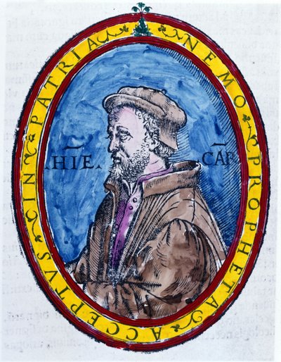(Cardanus Hieronymus) イタリア語でJerome Cardan Gerolamo Cardano, イタリアの医師、数学者、哲学者、占星術師 (Pavia 作： Unknown artist
