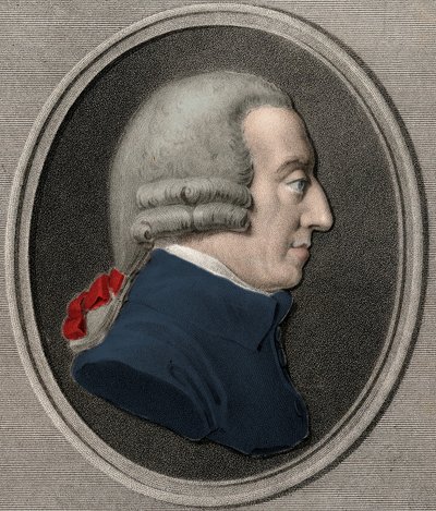 アダム・スミス 1723-1790年 - 彫刻 - 19世紀 作： Unknown artist