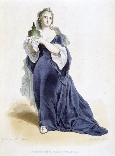 Adrienne Lecouvreur（1692-1730）、フランスの俳優。1844年から1847年にかけての "le plutarque francais "では、Mennechetが担当しています。パリ装飾美術書院。 作： Unknown artist