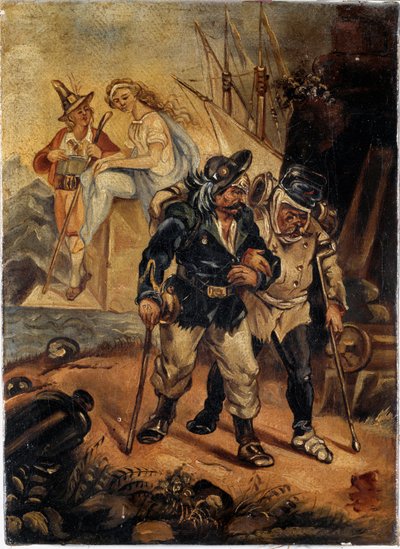 戦後（油彩・キャンバス、1859年頃 作： Unknown artist