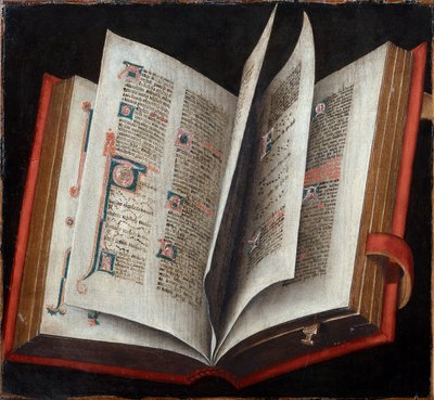 開かれた典礼書 - 匿名 - 1525年頃 - 木に油彩 - ヴィエンヌ美術史博物館 作： Unknown artist