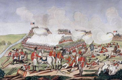 1812年のアングロ・アメリカン戦争（第二次独立戦争）。ニューオーリンズの戦いでエドワード・パケナム将軍（1778～1815）が死去（アメリカ・ルイジアナ州）。 作： Unknown artist