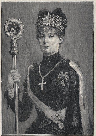 マルガレーテ・クレメンタイン・オブ・オーストリア大公夫人 - Margaret Clementine Marie of Austria 1870-1955 Archduchess of Austria - engraving of 1892 作： Unknown artist