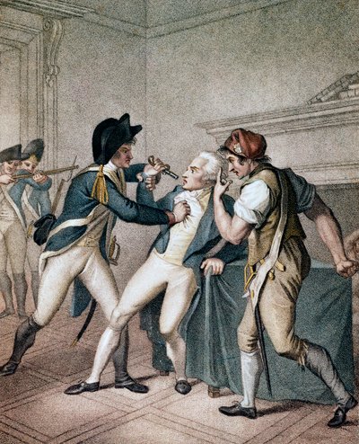 Maximilien Robespierre, on 27/07/1794 - The Apprehension of Robespierre - Robespierre