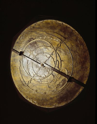 天文学者ガリレオ・ガリレイ（ガリレイ）（1564-1642）が研究のために所有していたアストロラーベ。フィレンツェ、Istituto e Museo di Storia delle Scienze。 作： Unknown artist