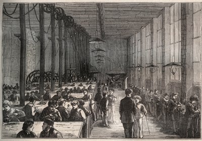 1875年、パリのヴィレット通りにある鉄工所（Ecole municipale d