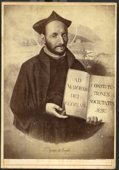 Azpeitia: イエズス会とイエズス会の創設者であるロヨラの聖イグナチオの肖像画 作： Unknown artist
