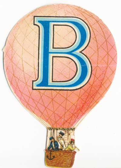 B：気球（熱気球） 作： Unknown artist