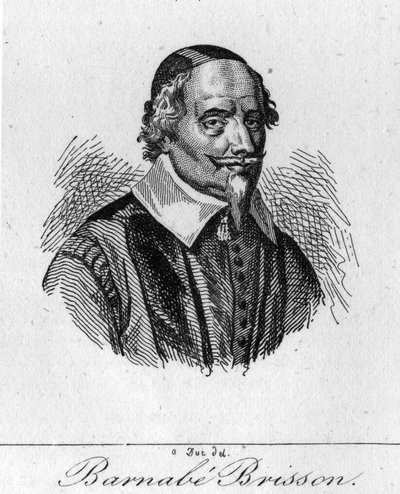 バルナベ・ブリッソン（1530-1591年、フランスの行政官 作： Unknown artist